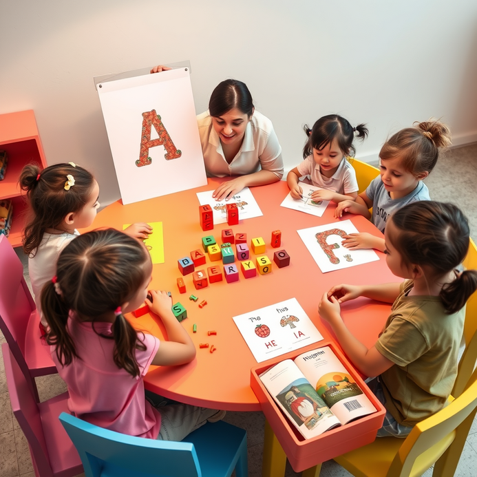 Atividades prontas baseadas no método fônico para alfabetização: seleção, aplicação e exemplos